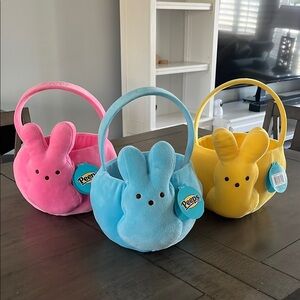 PEEPS PLUSH EASTER BASKETS-NWT